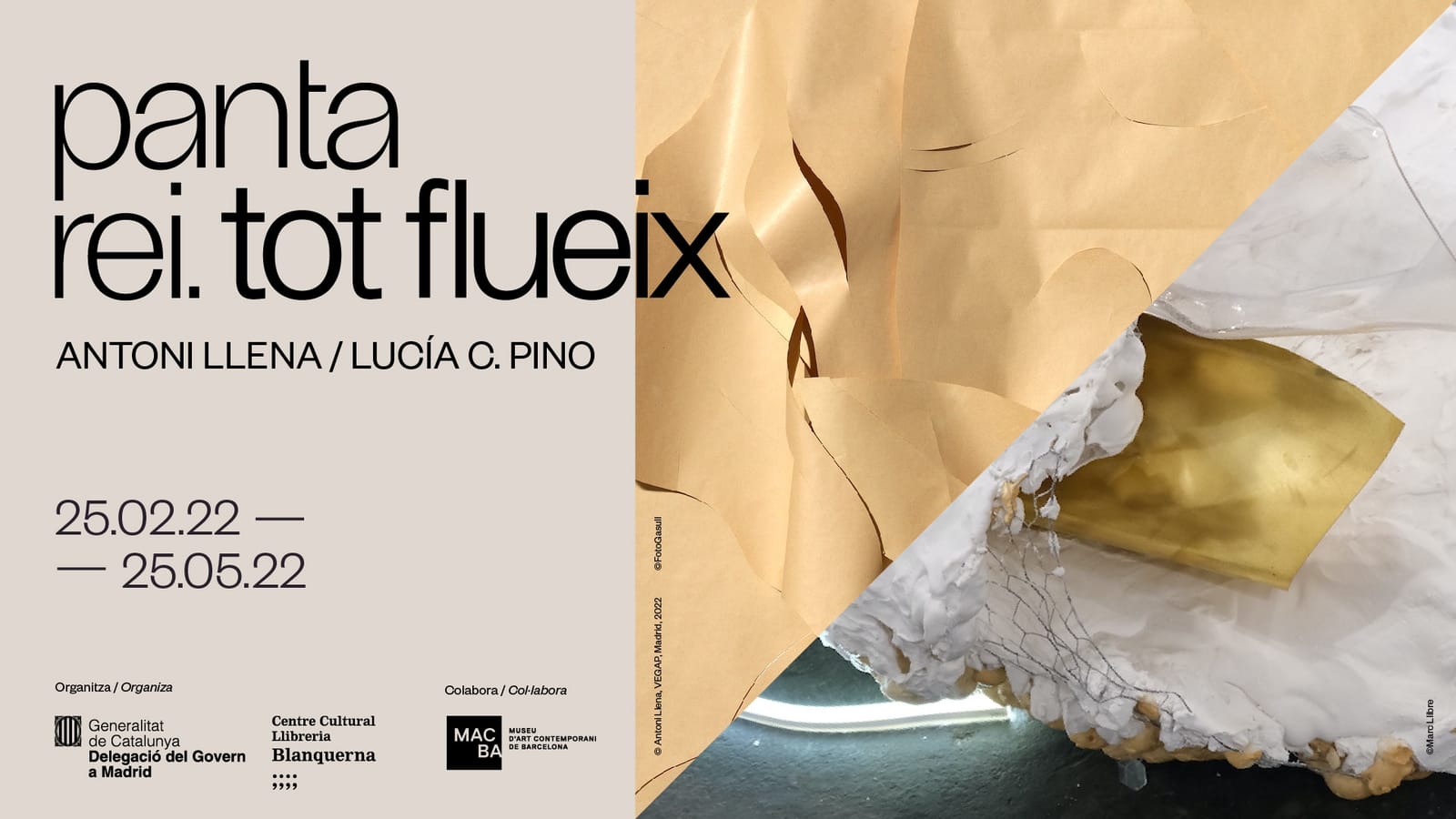 Panta Rei. todo fluye – exhibition at Centre Cultural Blanquerna / Madrid – 1/9
